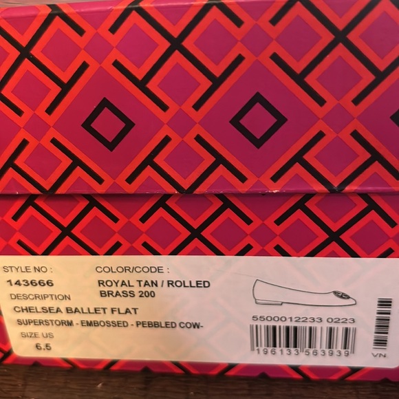 Tory Burch Chelsea Like New Ballet Flats - Picture 4 of 5